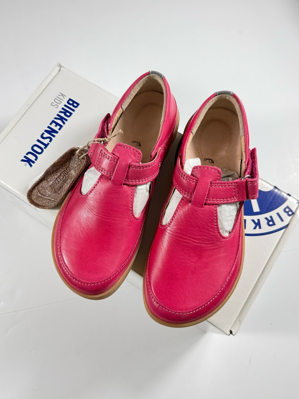 Birkenstock Abilene leather Mary Jane flats, NWT, 31